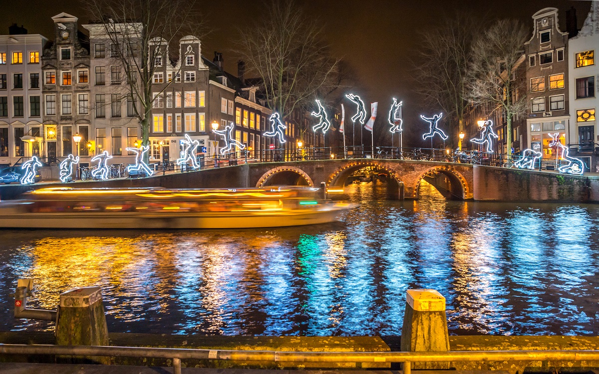 Амстердам иллюминация